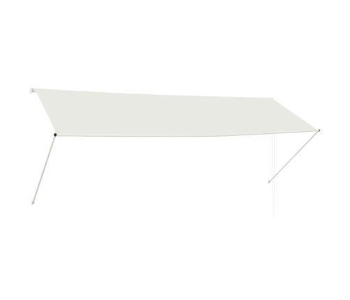 Toldo retráctil 350x150 cm crema