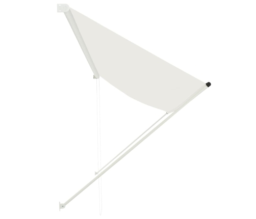 Toldo retráctil 350x150 cm crema