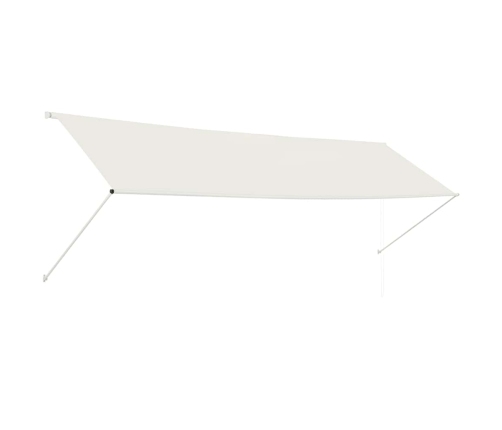 Toldo retráctil 400x150 cm crema