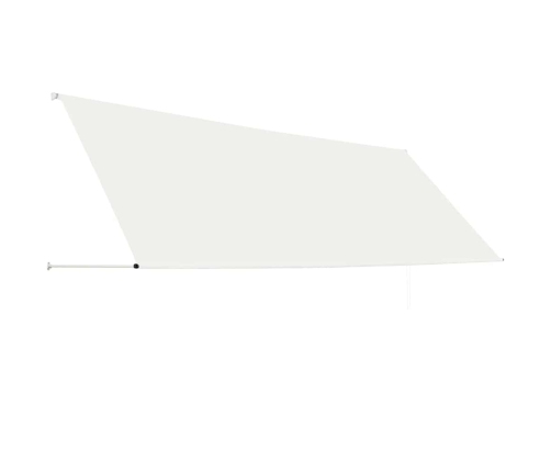 Toldo retráctil 400x150 cm crema