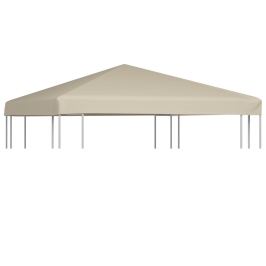 Toldo de cenador 310 g/m² 3x3 m beige