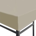 Toldo de cenador 310 g/m² 3x3 m beige