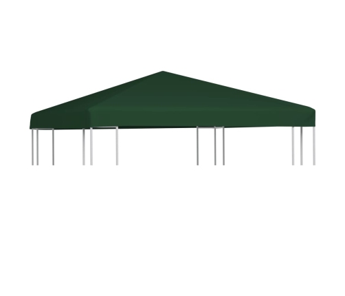 Toldo de cenador 310 g/m² 3x3 m verde