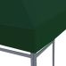 Toldo de cenador 310 g/m² 3x3 m verde