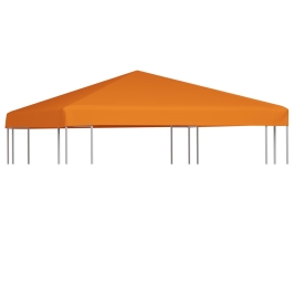 Toldo de cenador 310 g/m² 3x3 m naranja