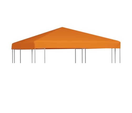 Toldo de cenador 310 g/m² 3x3 m naranja