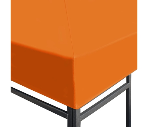 Toldo de cenador 310 g/m² 3x3 m naranja