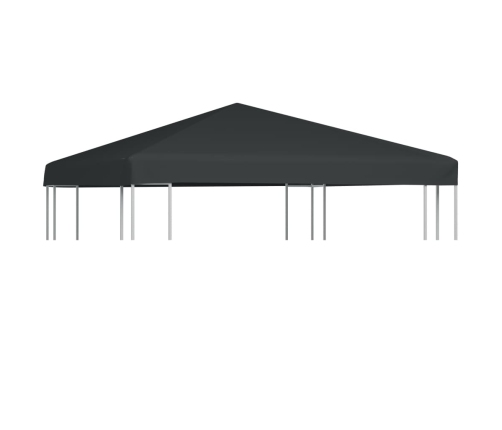 Toldo de cenador 310 g/m² 3x3 m gris