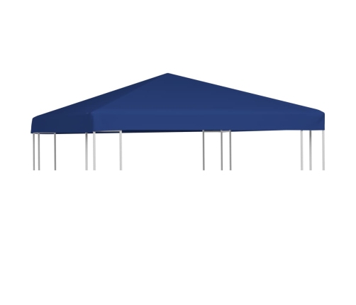 Toldo de cenador 310 g/m² 3x3 m azul