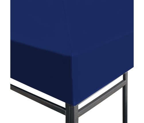 Toldo de cenador 310 g/m² 3x3 m azul