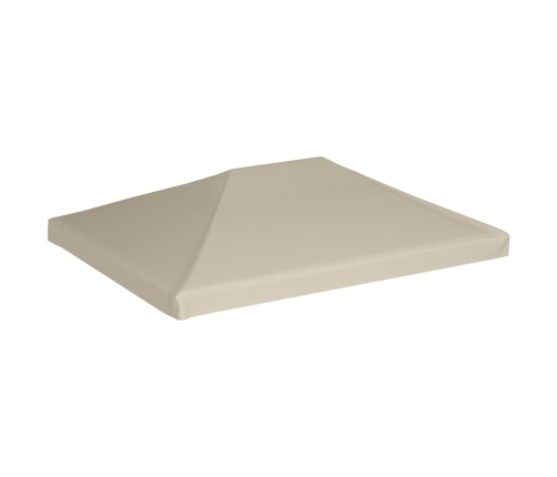 Toldo de cenador 310 g/m² 4x3 m beige