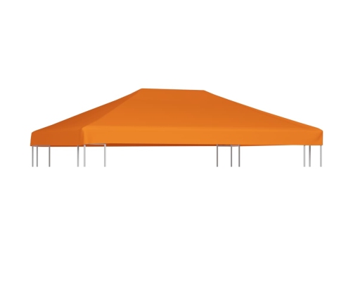 Toldo de cenador 310 g/m² 4x3 m naranja