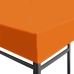 Toldo de cenador 310 g/m² 4x3 m naranja