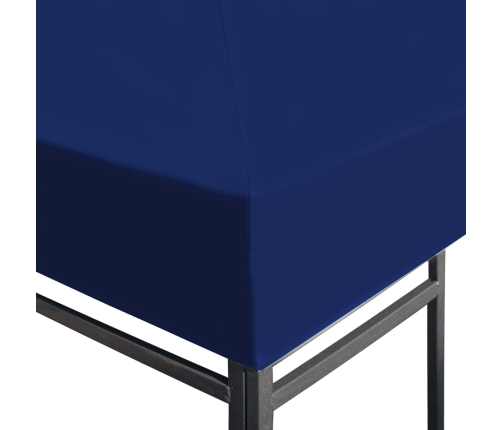 Toldo de cenador 310 g/m² 4x3 m azul