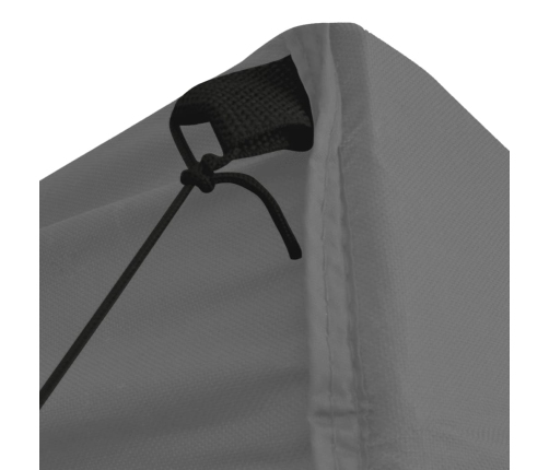 Carpa pleglable Pop-Up con 4 paredes antracita 3x3 m