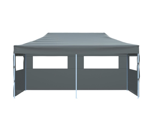 Carpa plegable Pop-up con paredes laterales 3x6 m antracita