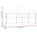 Carpa plegable Pop-up con paredes laterales 3x6 m antracita