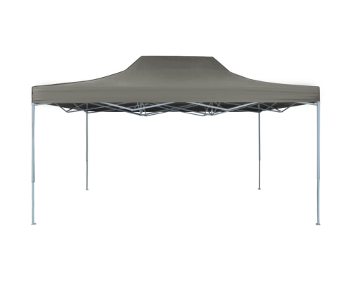 Carpa pleglable Pop-Up gris antracita 3x4,5 m