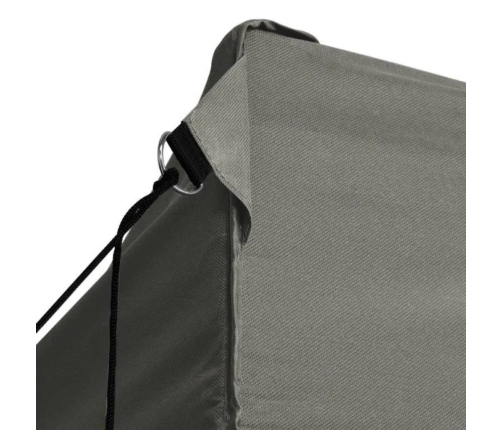 Carpa pleglable Pop-Up gris antracita 3x4,5 m