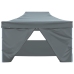 Carpa pleglable Pop-up con 4 paredes 3x4,5 m gris antracita