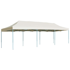 Carpa para fiestas pop-up plegable crema 3x9 m