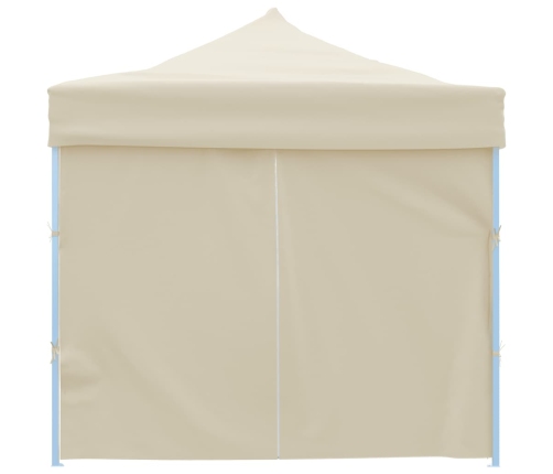 Carpa plegable Pop-up con 8 paredes laterales 3x9 m crema