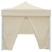 Carpa plegable Pop-up con 8 paredes laterales 3x9 m crema