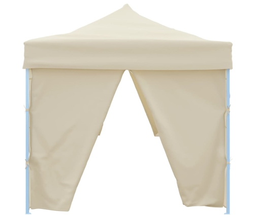 Carpa plegable Pop-up con 8 paredes laterales 3x9 m crema