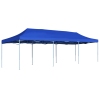 Carpa para fiestas pop-up plegable azul 3x9 m