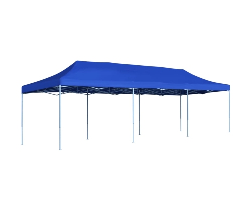 Carpa para fiestas pop-up plegable azul 3x9 m