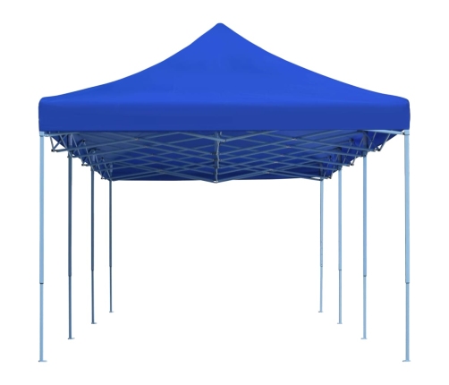 Carpa para fiestas pop-up plegable azul 3x9 m