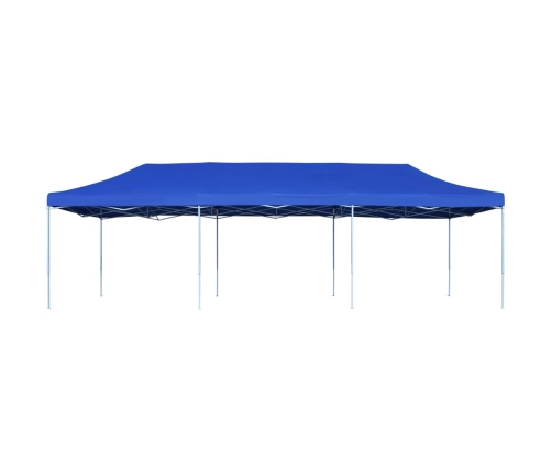 Carpa para fiestas pop-up plegable azul 3x9 m