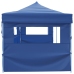 Carpa plegable Pop-up con 5 paredes laterales 3x9 m azul