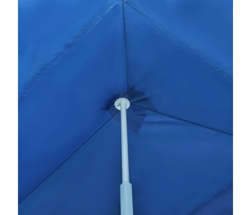 Carpa plegable Pop-up con 5 paredes laterales 3x9 m azul