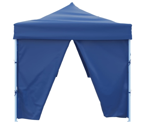 Carpa plegable Pop-up con 8 paredes laterales 3x9 m azul