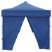 Carpa plegable Pop-up con 8 paredes laterales 3x9 m azul