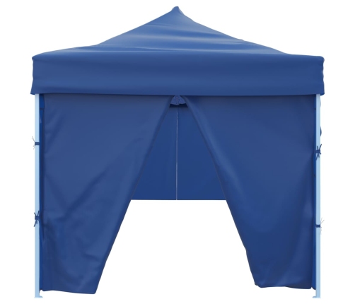 Carpa plegable Pop-up con 8 paredes laterales 3x9 m azul