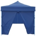 Carpa plegable Pop-up con 8 paredes laterales 3x9 m azul