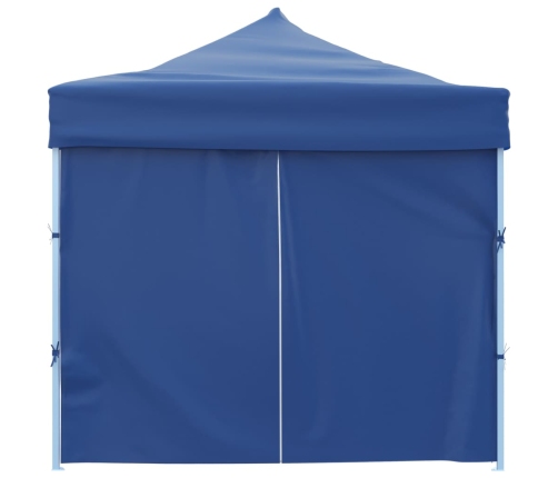 Carpa plegable Pop-up con 8 paredes laterales 3x9 m azul