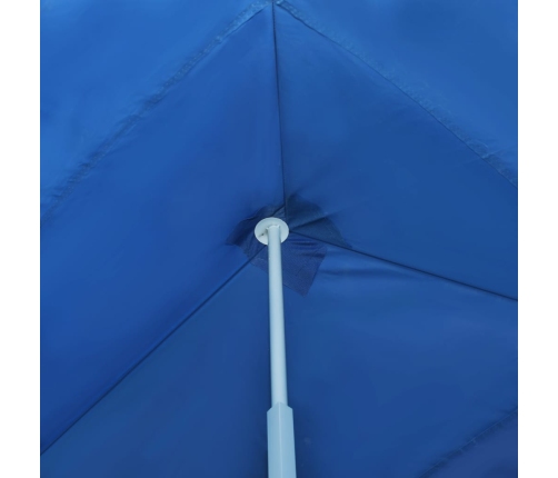 Carpa plegable Pop-up con 8 paredes laterales 3x9 m azul