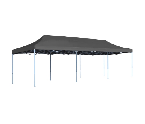 Carpa para fiestas pop-up plegable antracita 3x9 m