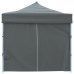 Carpa de fiestas pop-up plegable con 8 paredes antracita 3x9 m