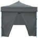 Carpa de fiestas pop-up plegable con 8 paredes antracita 3x9 m