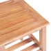 Mesa de centro madera maciza de teca 40x40x50 cm