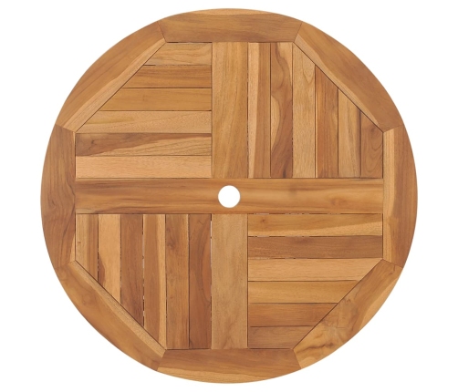 vidaXL Mesa de jardín plegable madera de teca maciza 85x76 cm