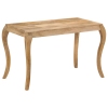 Mesa de comedor de madera maciza de mango 118x60x76 cm