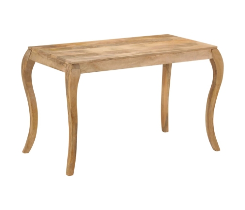 Mesa de comedor de madera maciza de mango 118x60x76 cm