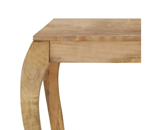 Mesa de comedor de madera maciza de mango 118x60x76 cm