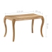 Mesa de comedor de madera maciza de mango 118x60x76 cm