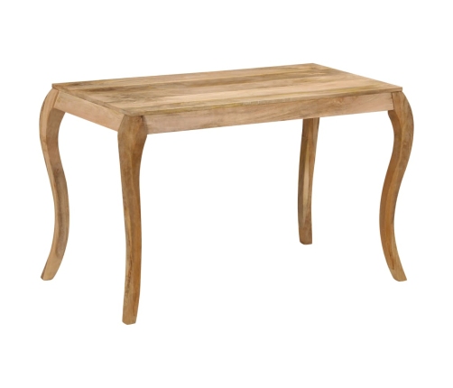 Mesa de comedor de madera maciza de mango 118x60x76 cm